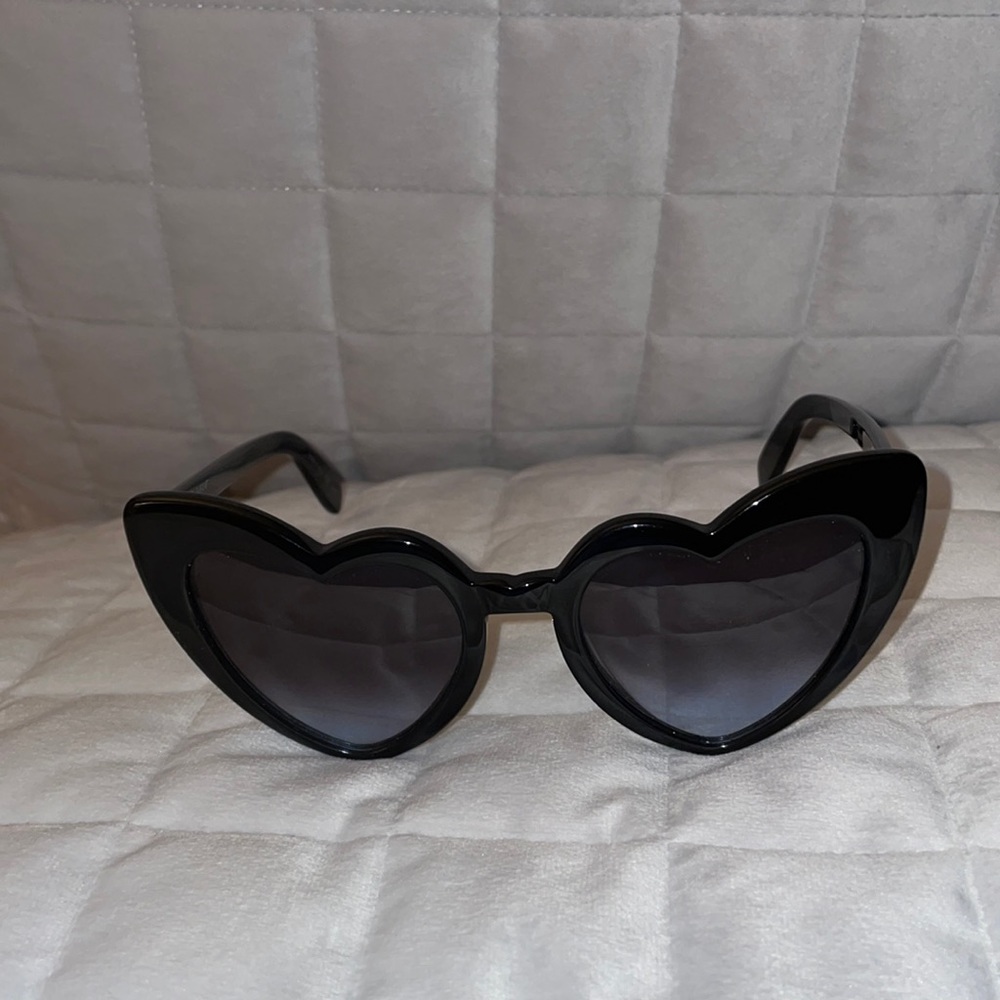 SAINT LAURENT
Loulou heart-shaped sunglasses